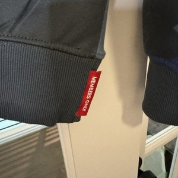 🔥 Keith Haring Member’s Only Hoodie Jacket Multi-Pattern Coat Teal Size Small - Picture 11 of 13